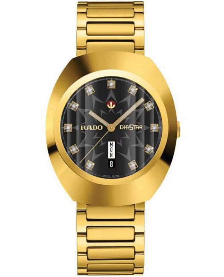 Часы Rado DiaStar Original Automatic R12161613 — женские, черный