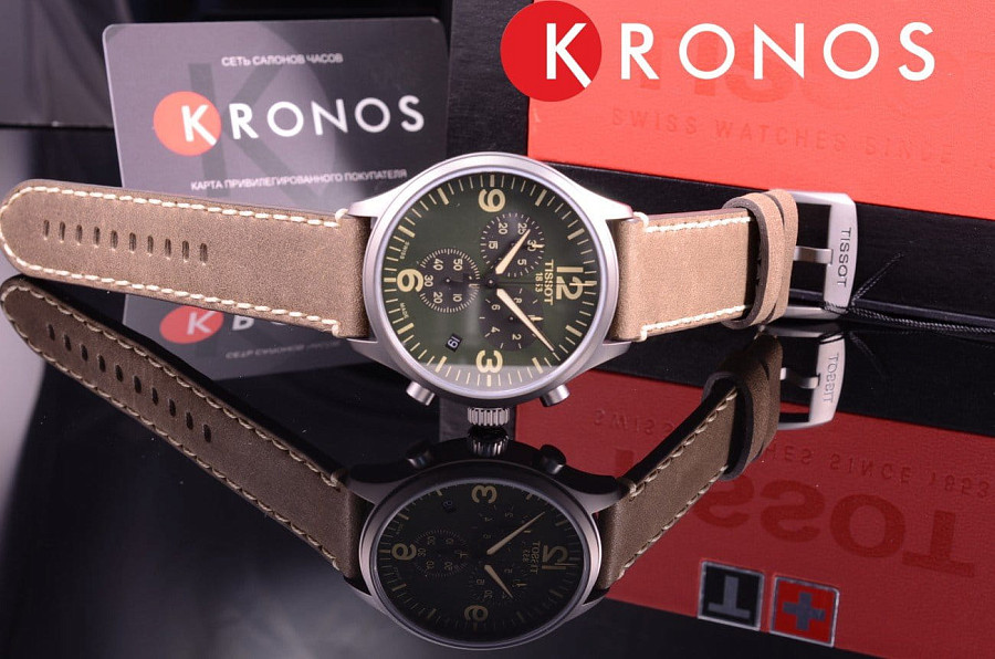 Часы Tissot Chrono XL T116.617.36.097.00 — Швейцария, кварцевые
