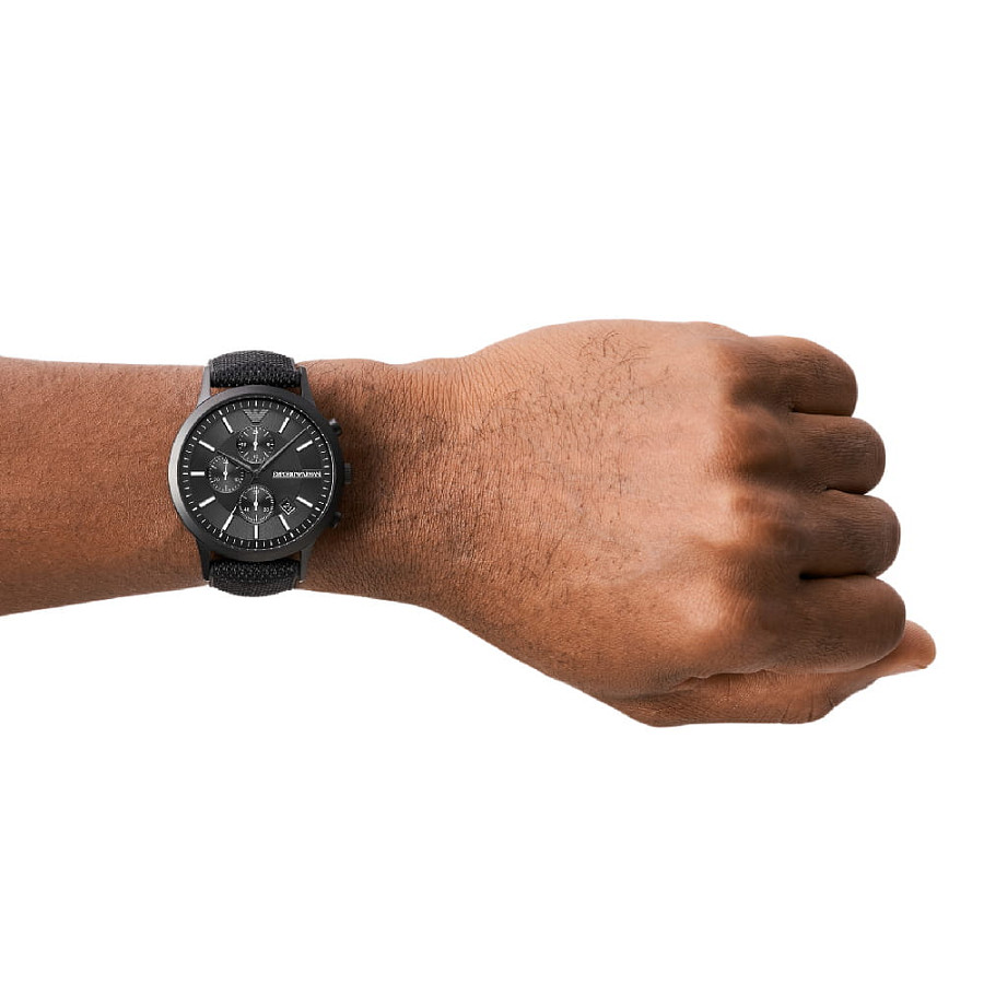 Часы Emporio Armani Renato AR11457 — кварцевые, сталь металл