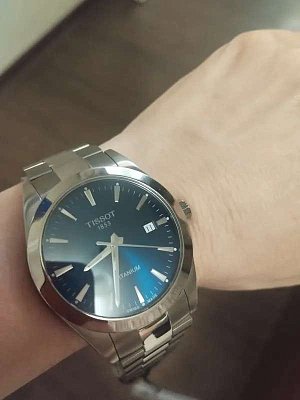 Фото покупателя: Швейцарские титановые наручные часы Tissot Gentleman Titanium T127.410.44.041.00