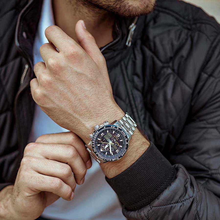 Часы Citizen Promaster JY8078-52L — мужские, нержавеющая сталь