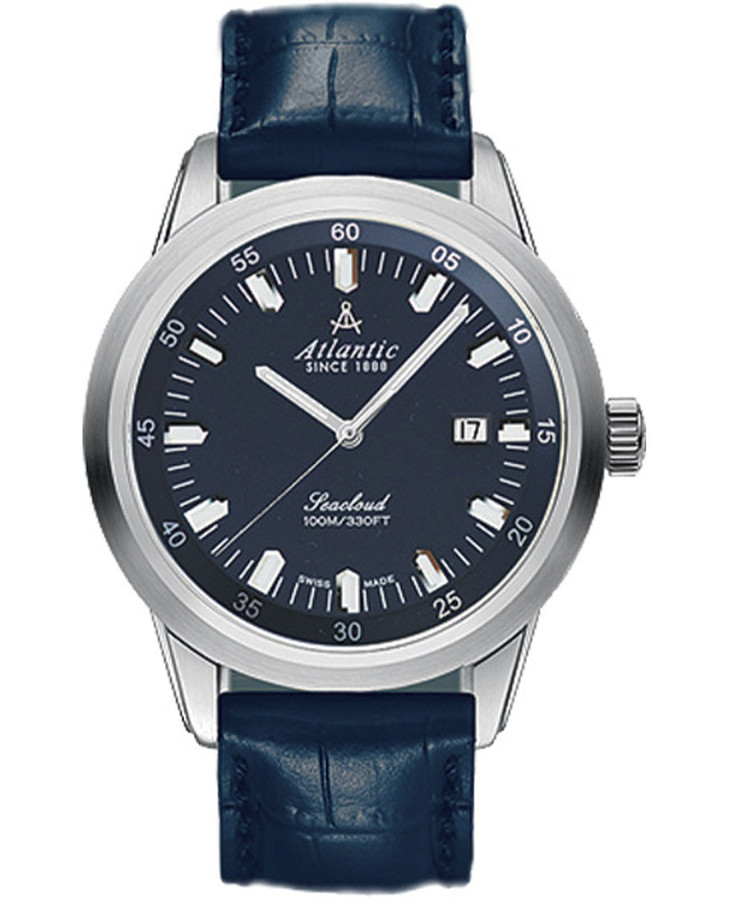 Часы Atlantic Seacloud 73360.41.51 — мужские, синий