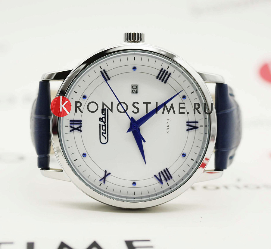 Часы Слава Традиция 2371476/300-2115 — мужские, кожаный