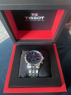 Фото покупателя: Швейцарские наручные часы Tissot PRC 200 Chronograph T114.417.11.047.00 с хронографом