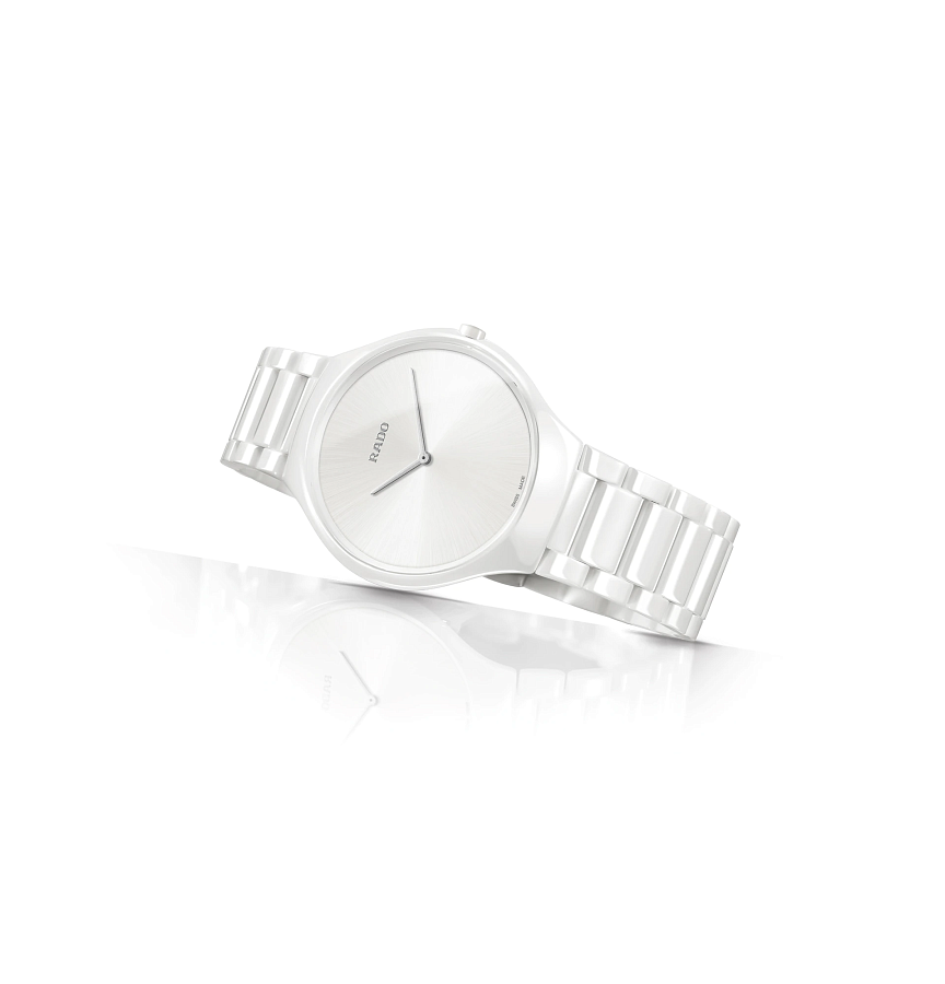 Часы Rado True Thinline R27957012 — кварцевые, металл сталь керамика