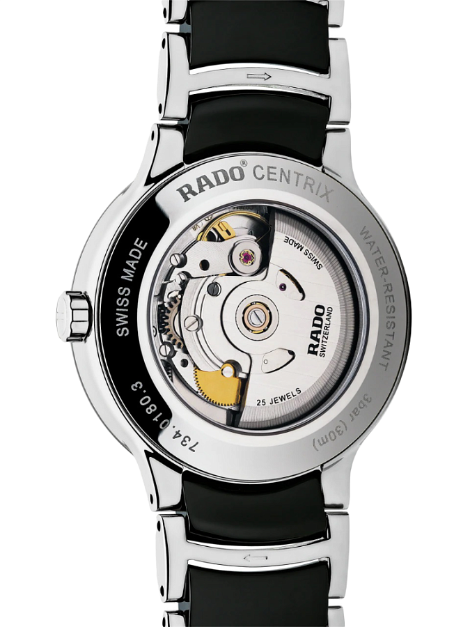 Часы Rado Centrix Automatic R30941172 — механические, сталь металл