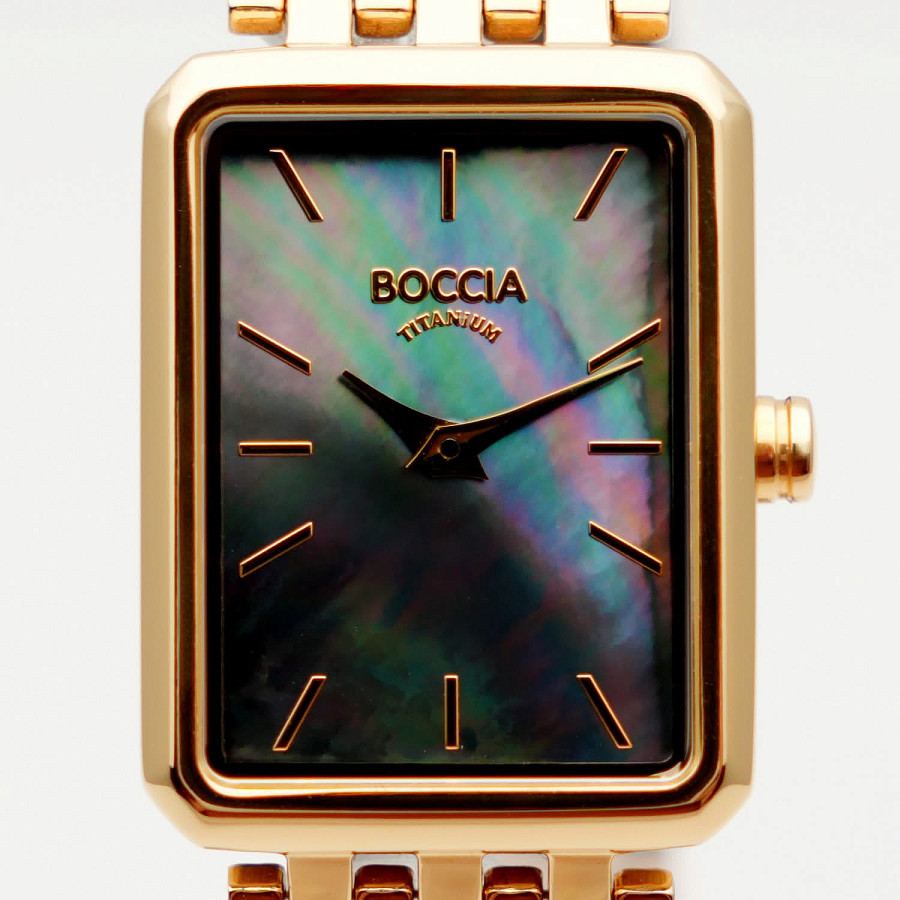 Часы Boccia Titanium 3383-02 — кварцевые, титан
