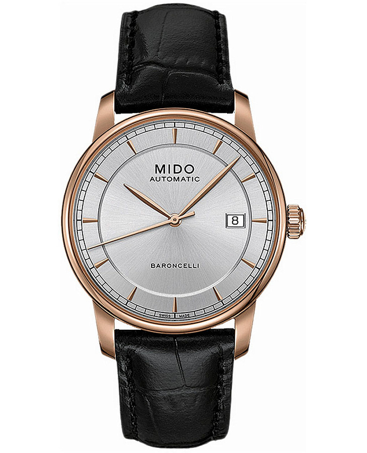 Часы Mido Baroncelli M8600.3.10.4 — мужские, серебристый