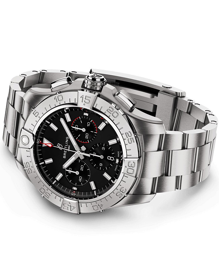 Часы Breitling Avenger B01 Chronograph 44 AB0147101B1A1 — сталь металл, Швейцария