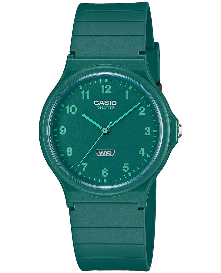 Часы Casio Collection MQ-24B-3B — женские, зеленый