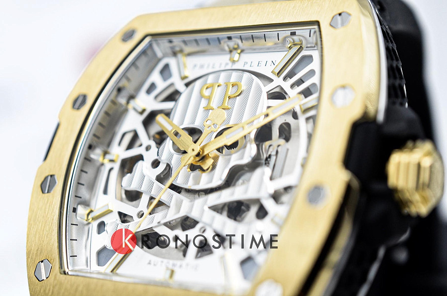 Часы Philipp Plein The Skeleton 2.0 PWJFA0825 — мужские, силикон