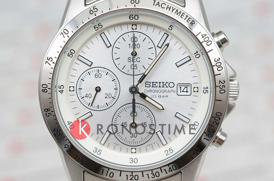 Часы Seiko Spirit Chronograph SBTQ039 — сталь металл, Япония