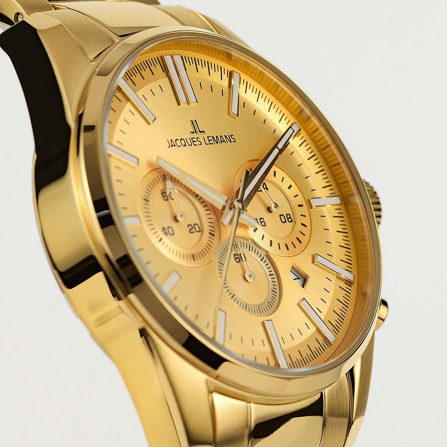 Часы Jacques Lemans Sport 1-2119i — кварцевые, металл сталь
