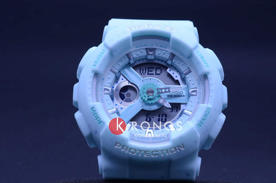 Часы Casio Baby-G BA-110PI-2A — кварцевые, пластик