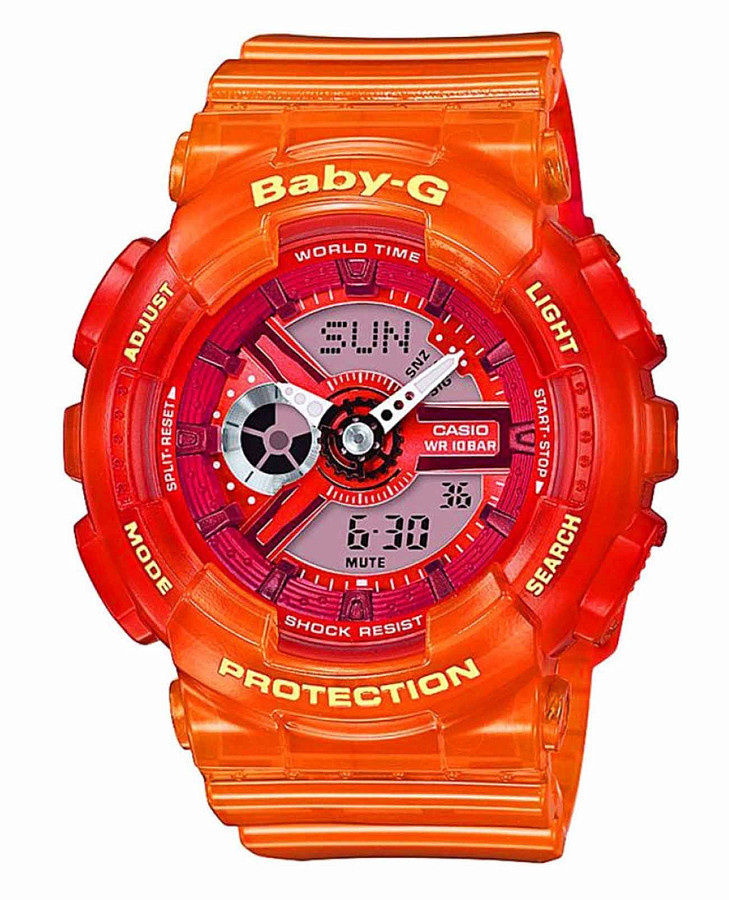 Часы Casio Baby-G BA-110JM-4A — женские, цветной