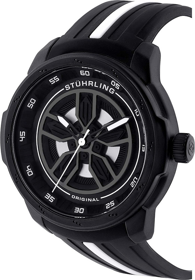 Часы Stuhrling Aviator 984.04 — кварцевые, сталь металл