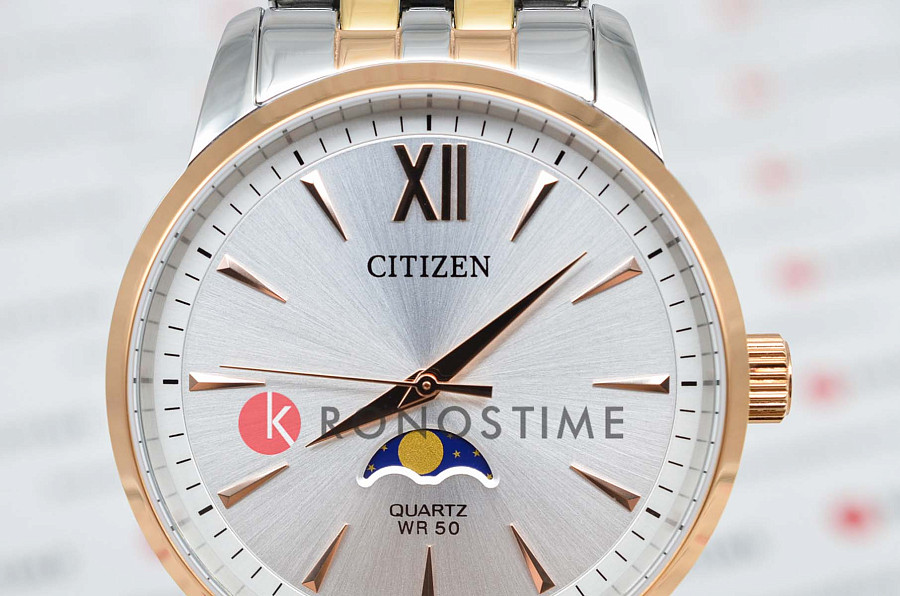 Часы Citizen Basic Moonphase AK5006-58A — металл сталь, Япония