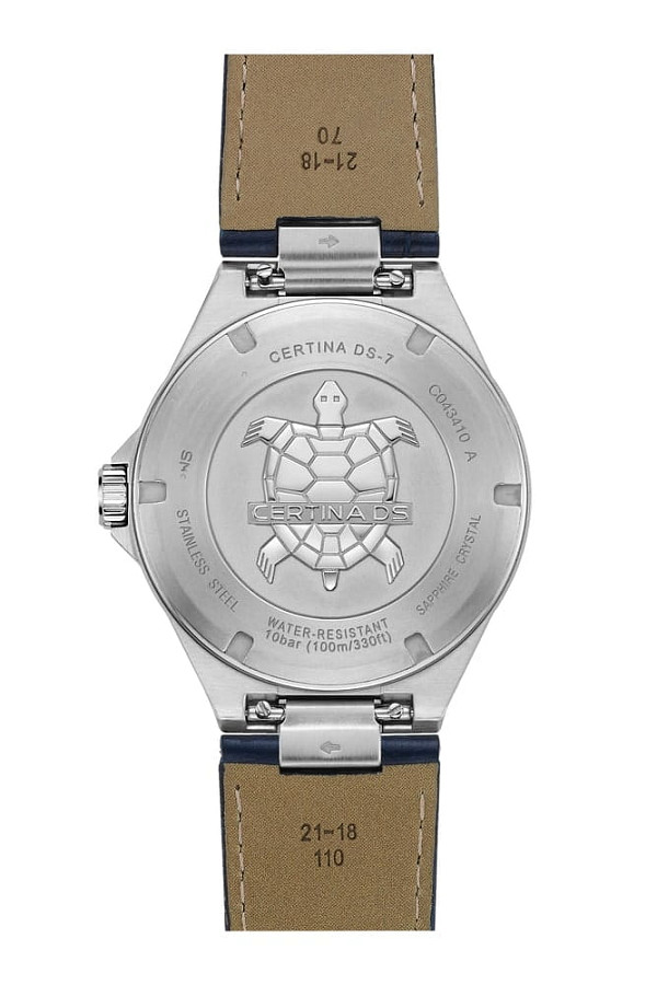 Часы Certina DS-7 Quartz C043.410.16.041.00 — металл сталь, Швейцария
