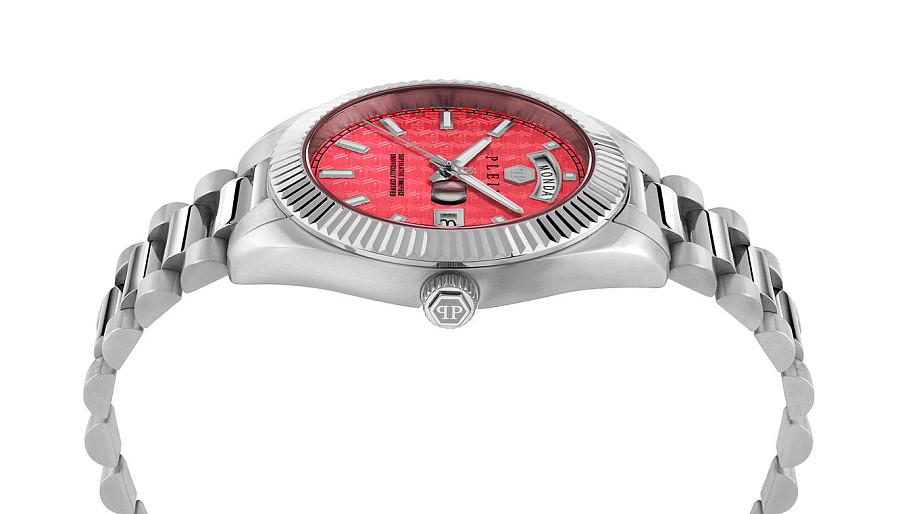 Часы Philipp Plein Date Superlative Gent PWPNA0224 — кварцевые, сталь металл