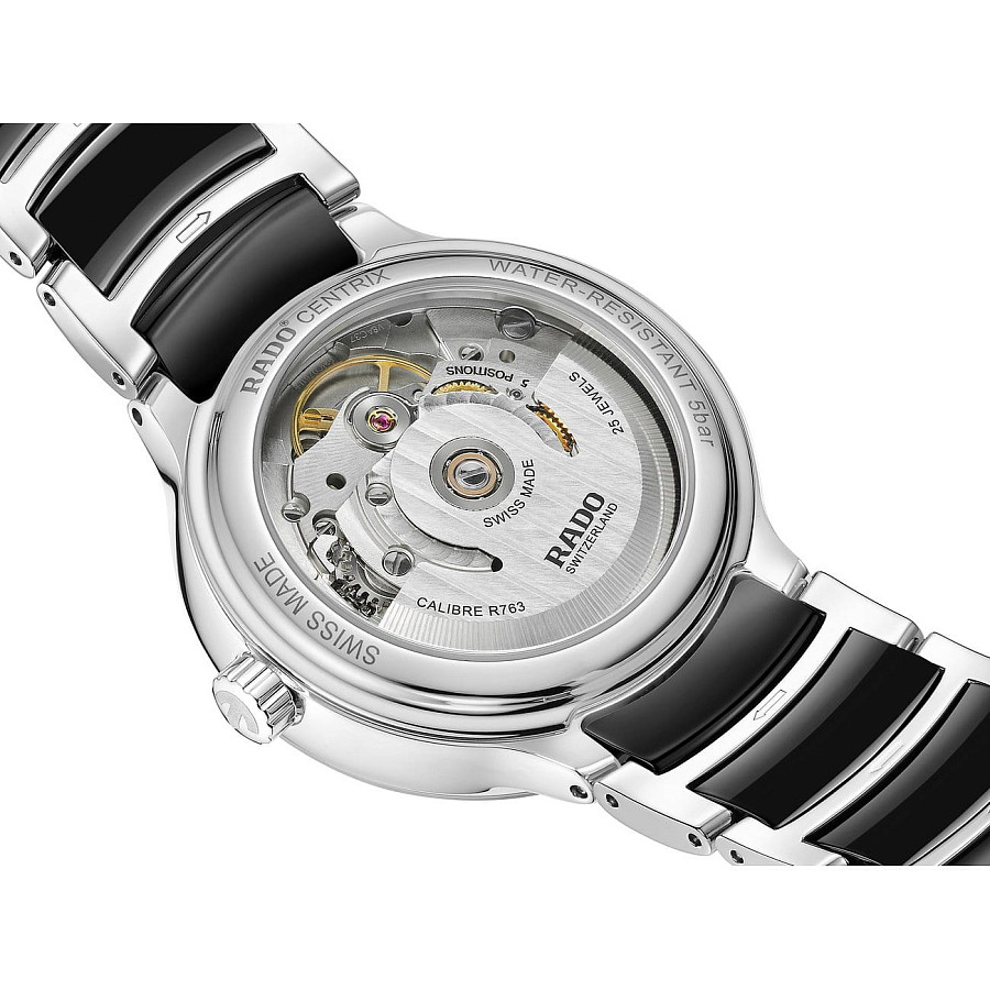 Часы Rado Centrix Automatic Diamonds R30031742 — сталь металл, Швейцария