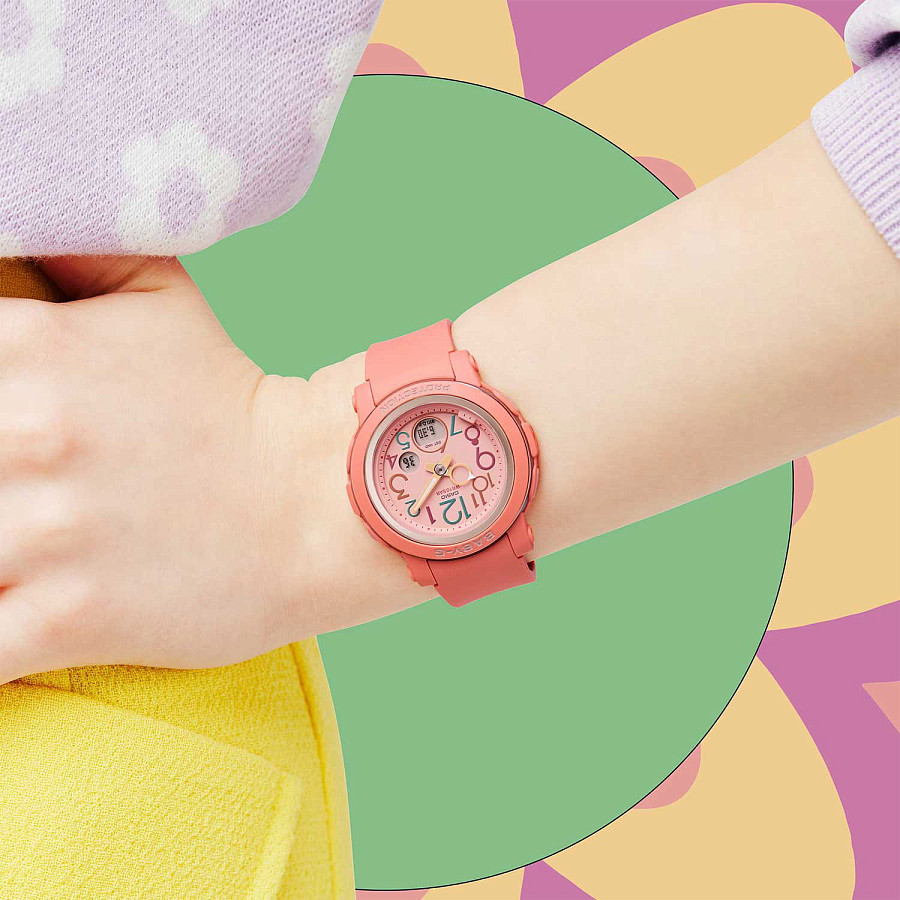 Часы Casio Baby-G BGA-290PA-4ADR (BGA-290PA-4A) — кварцевые, пластик