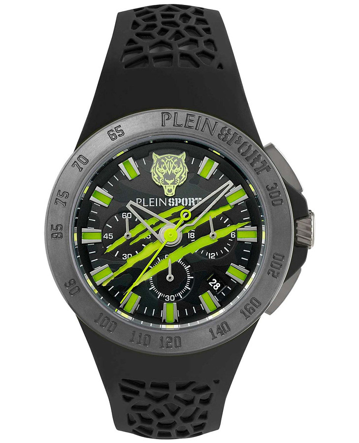 Часы Plein Sport Thunderstorn Chrono PSABA0623 — мужские, черный