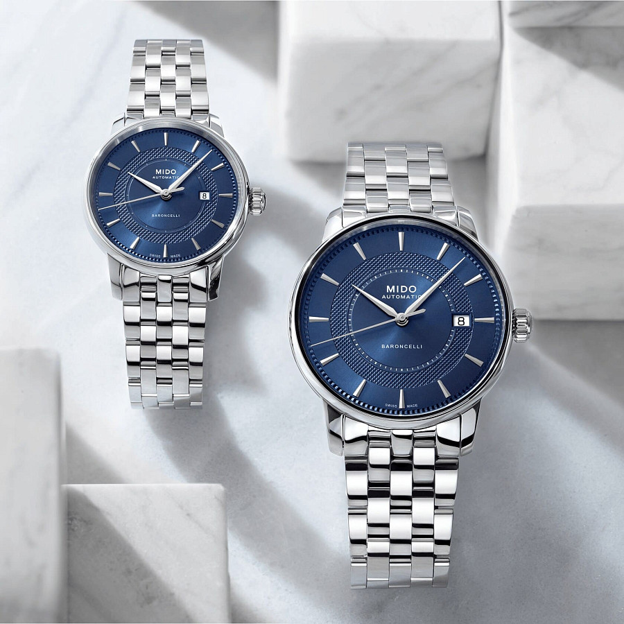Часы Mido Baroncelli Signature M037.207.11.041.01 — Швейцария, механические