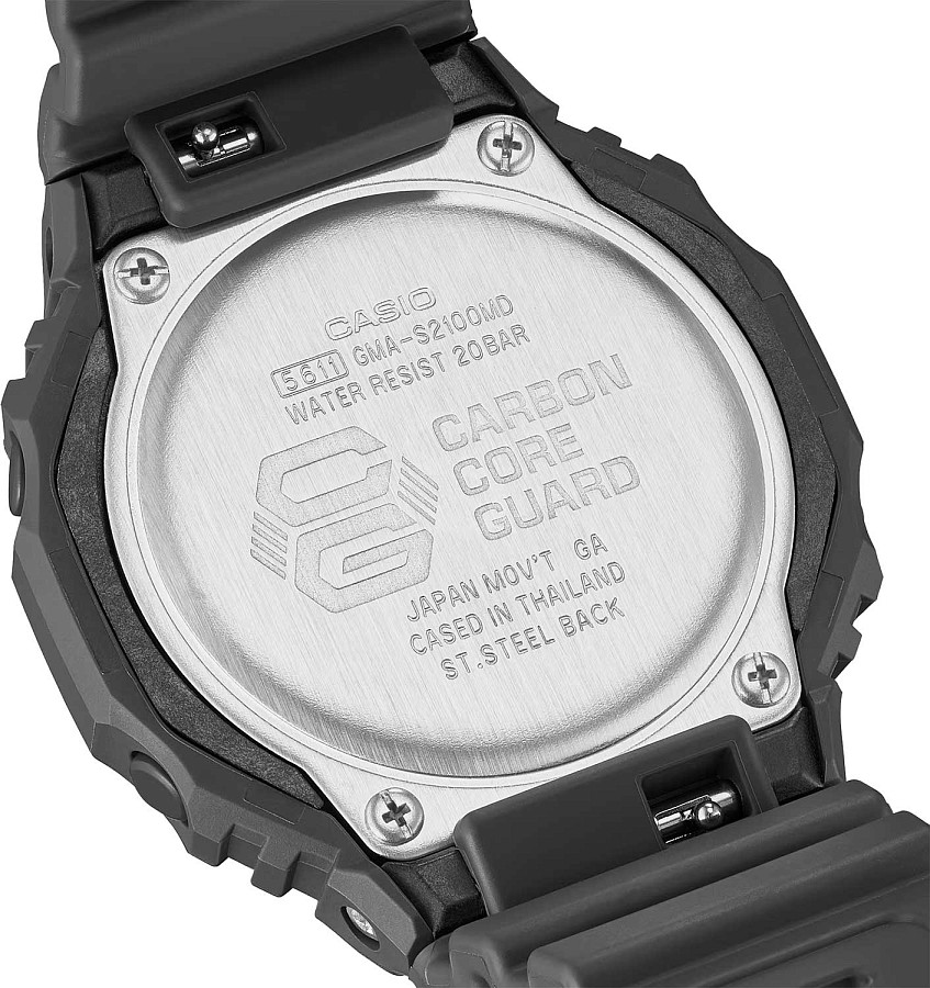 Часы Casio G-Shock GMA-S2100MD-1ADR (GMA-S2100MD-1A) — женские, пластик