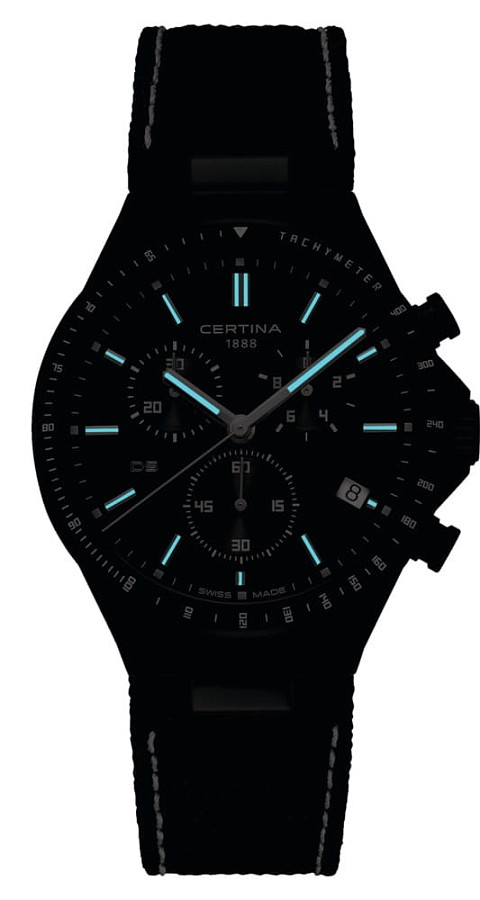 Часы Certina DS-7 Chronograph C043.417.38.081.00 — мужские, черный