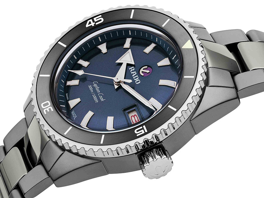 Часы Rado Captain Cook High-Tech Ceramic Diver R32144202 — механические, керамика