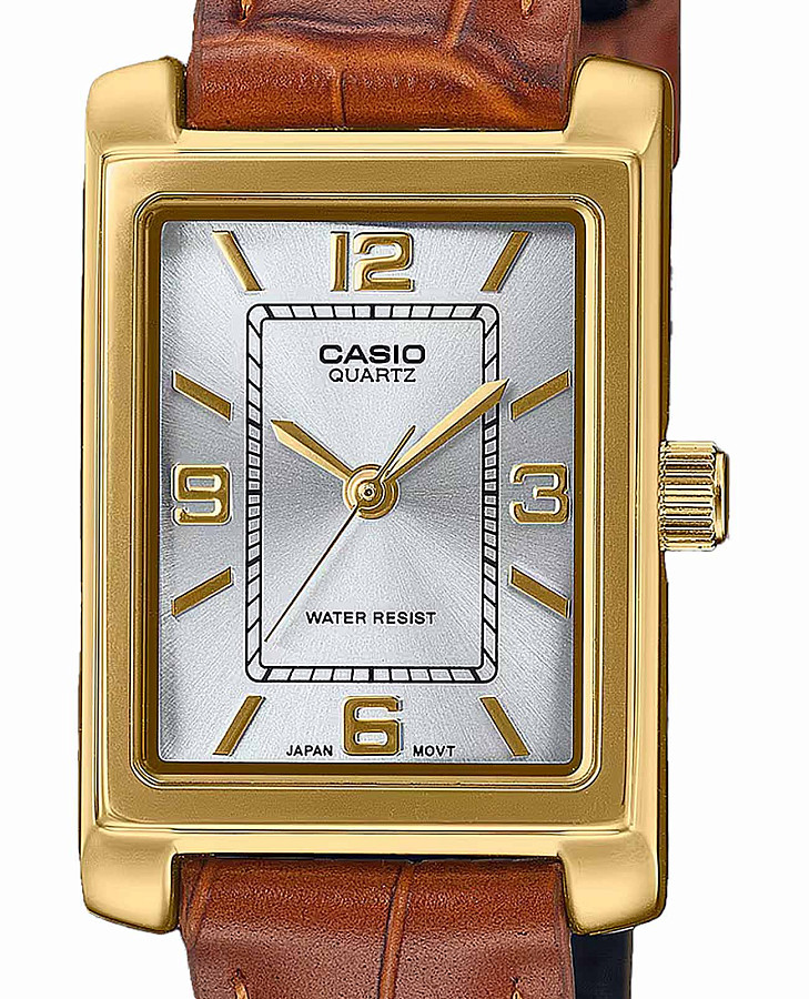 Часы Casio LTP-1234GLL-7A — кварцевые, металл сталь