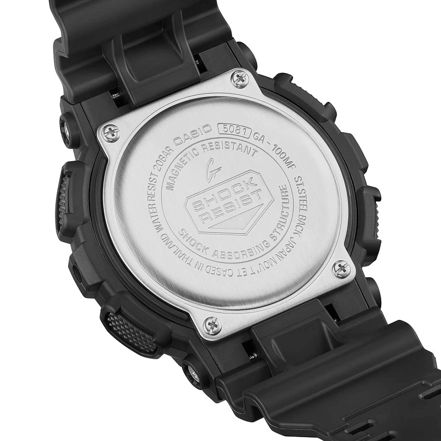 Часы Casio G-Shock GA-100MF-1ADR (GA-100MF-1A) — пластик, мужские