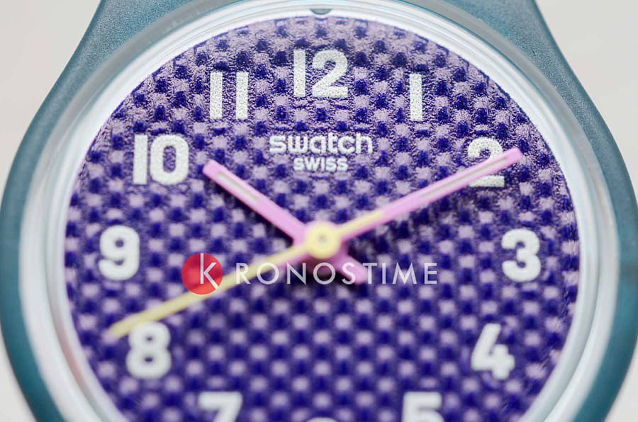 Часы Swatch Teal Weave LL127 — силикон, женские