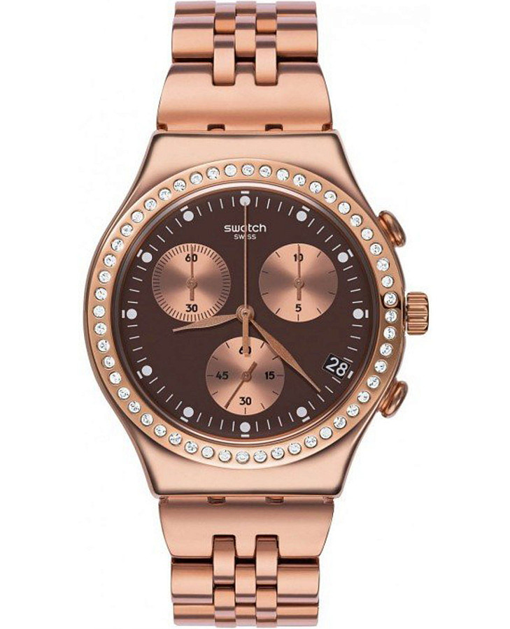 Часы Swatch Irony Precious Rose YCG414G — женские, коричневый