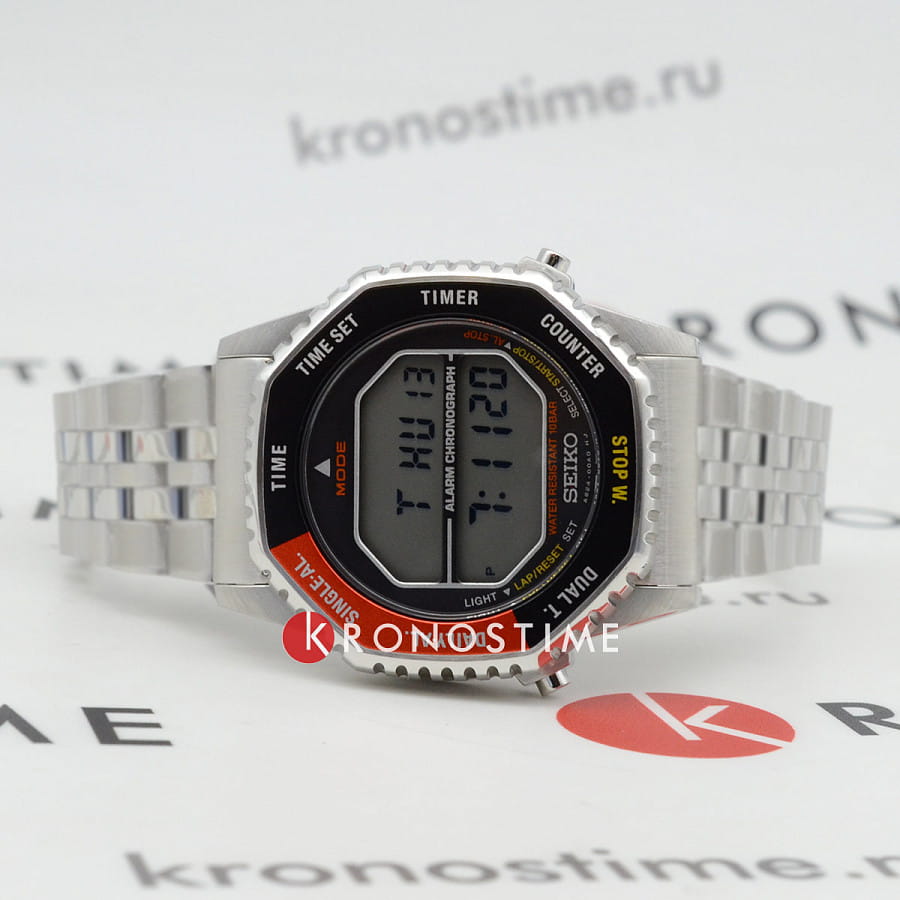 Часы Seiko Rotocall Digital SMGG19P1 — кварцевые, сталь металл