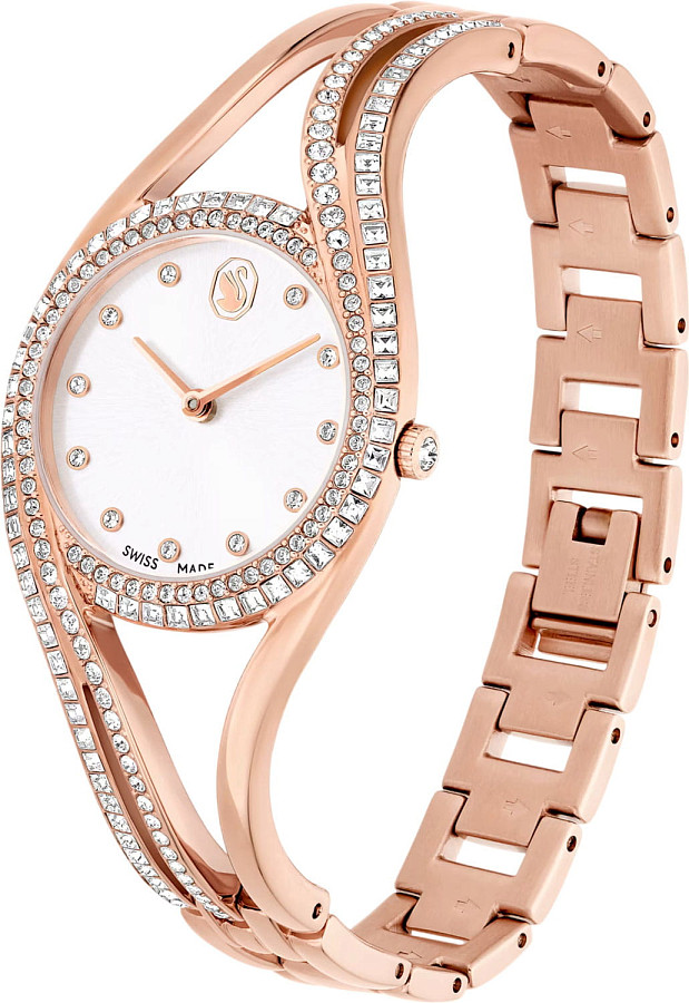 Часы Swarovski Hyperbola 5715465 — кварцевые, металл сталь