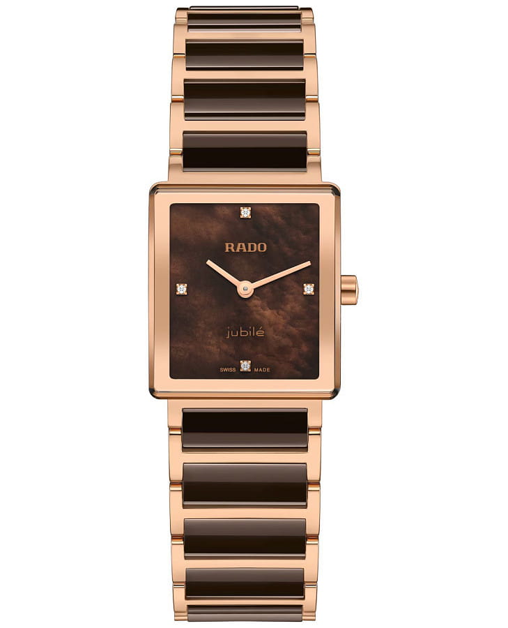 Часы Rado Integral Diamonds R20251912 — женские, коричневый
