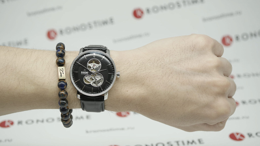 Часы Rado Coupole Classic Open Heart Automatic R22894155 — мужские, кожаный