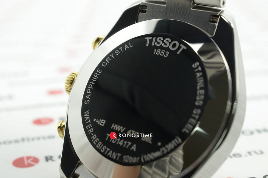 Часы Tissot PR 100 Сhronograph T101.417.22.031.00 — белый, металл сталь