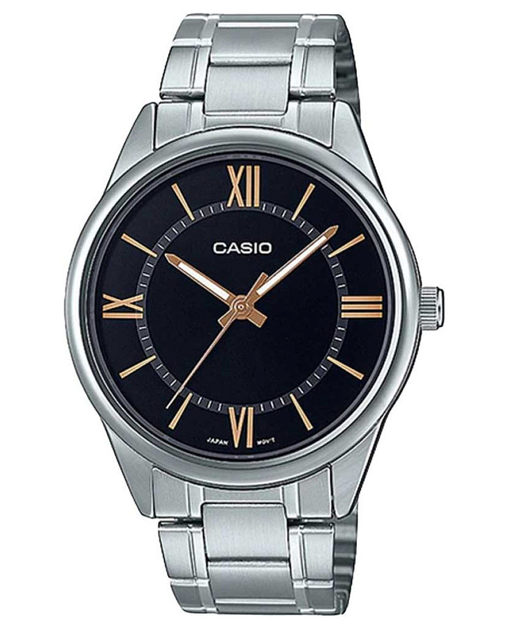 Часы Casio Collection MTP-V005D-1B5UDF (MTP-V005D-1B5) — мужские, черный