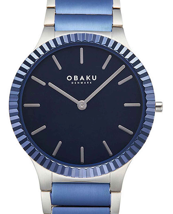 Часы Obaku Linje V292GXHLSK — кварцевые, металл сталь