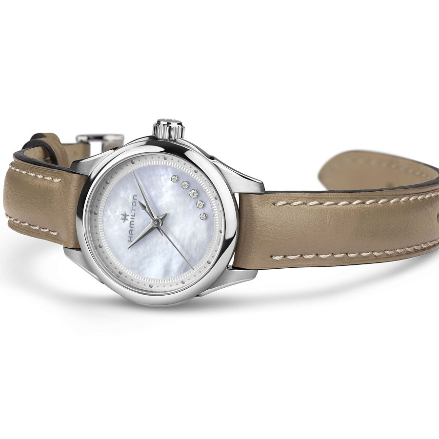 Часы Hamilton Jazzmaster Lady Quartz H32111890 — кожаный, женские