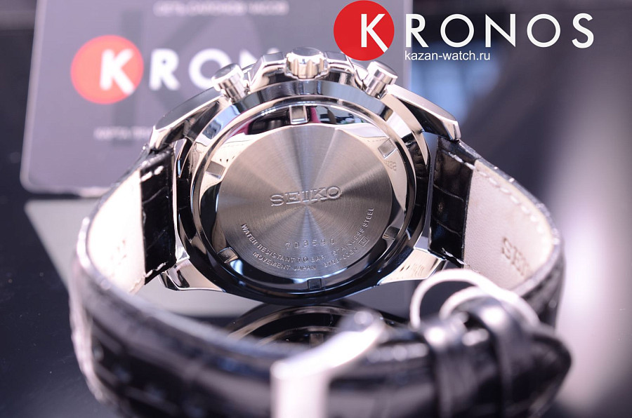 Часы Seiko Conceptual Series Sports SSB305P1 — кожаный, мужские