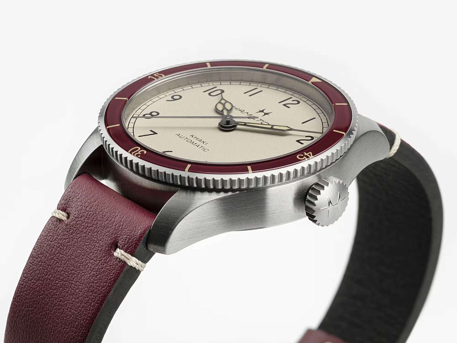 Часы Hamilton Khaki Aviation Pilot Pioneer Auto 38mm H76265810 — бежевый, металл сталь