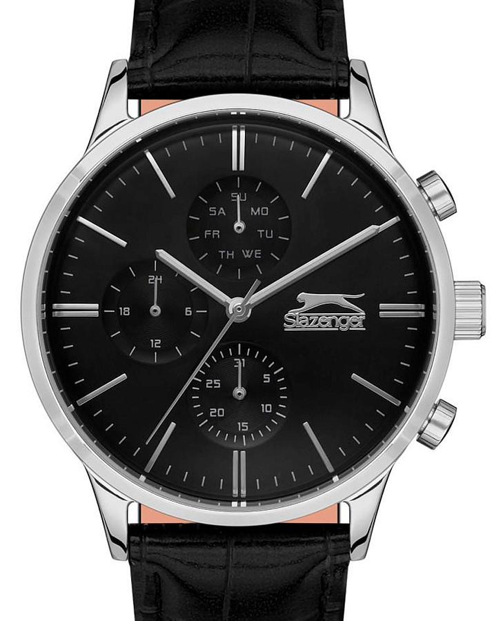 Часы Slazenger Multifunction SL.09.2124.2.01 — мужские, кожаный