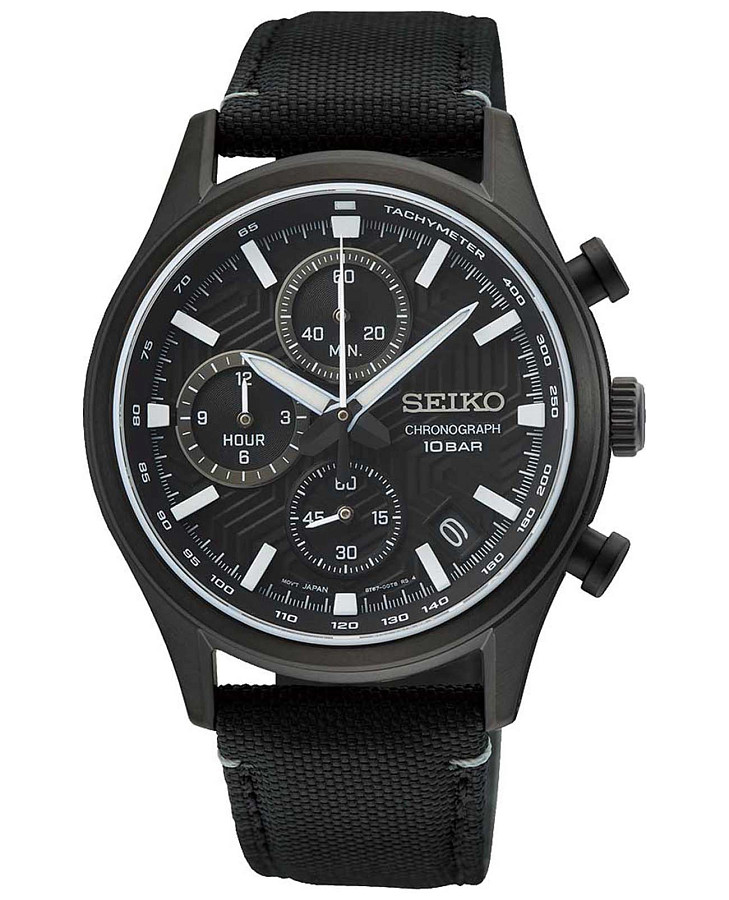 Часы Seiko Conceptual Series Sports SSB421P1 — мужские, черный