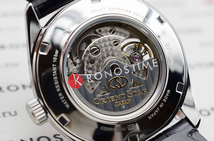 Часы Orient Star RE-AV0007S (RK-AV0007S) — мужские, кожаный