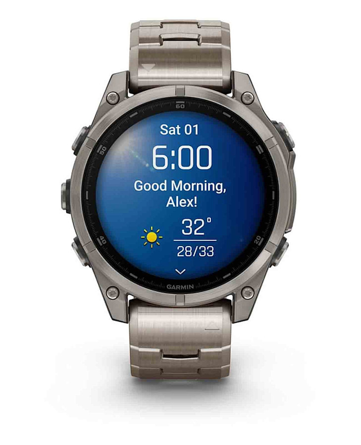 Часы Garmin Fenix 8 010-02904-40 — металл сталь, США