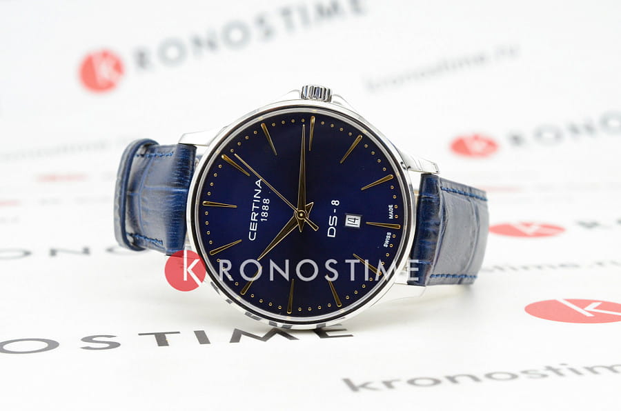 Часы Certina DS-8 Gent C045.410.16.041.00 — кварцевые, сталь металл