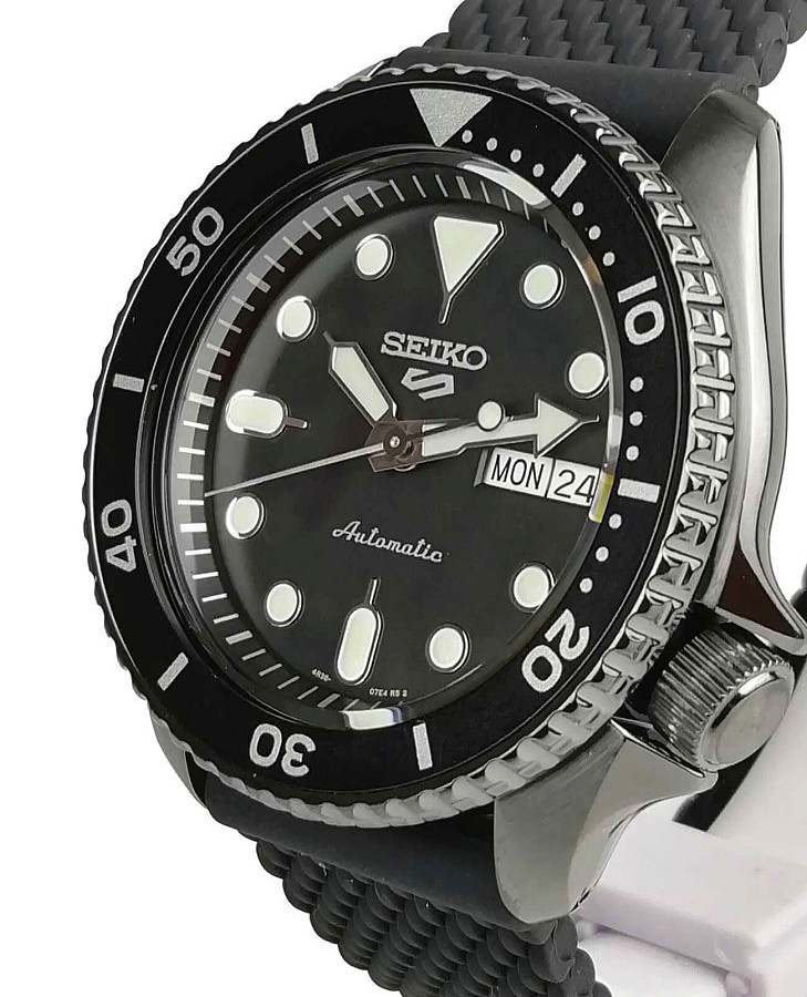Часы Seiko 5 Sports SRPD65K2 — мужские, черный